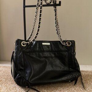 Rebecca Minkoff Black Leather Shoulder Bag
